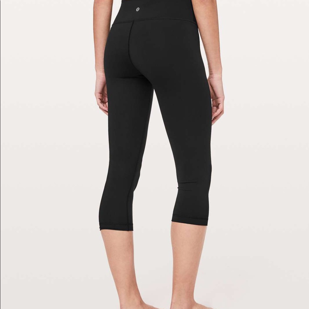 Lululemon wunder under cropped mid rise tights